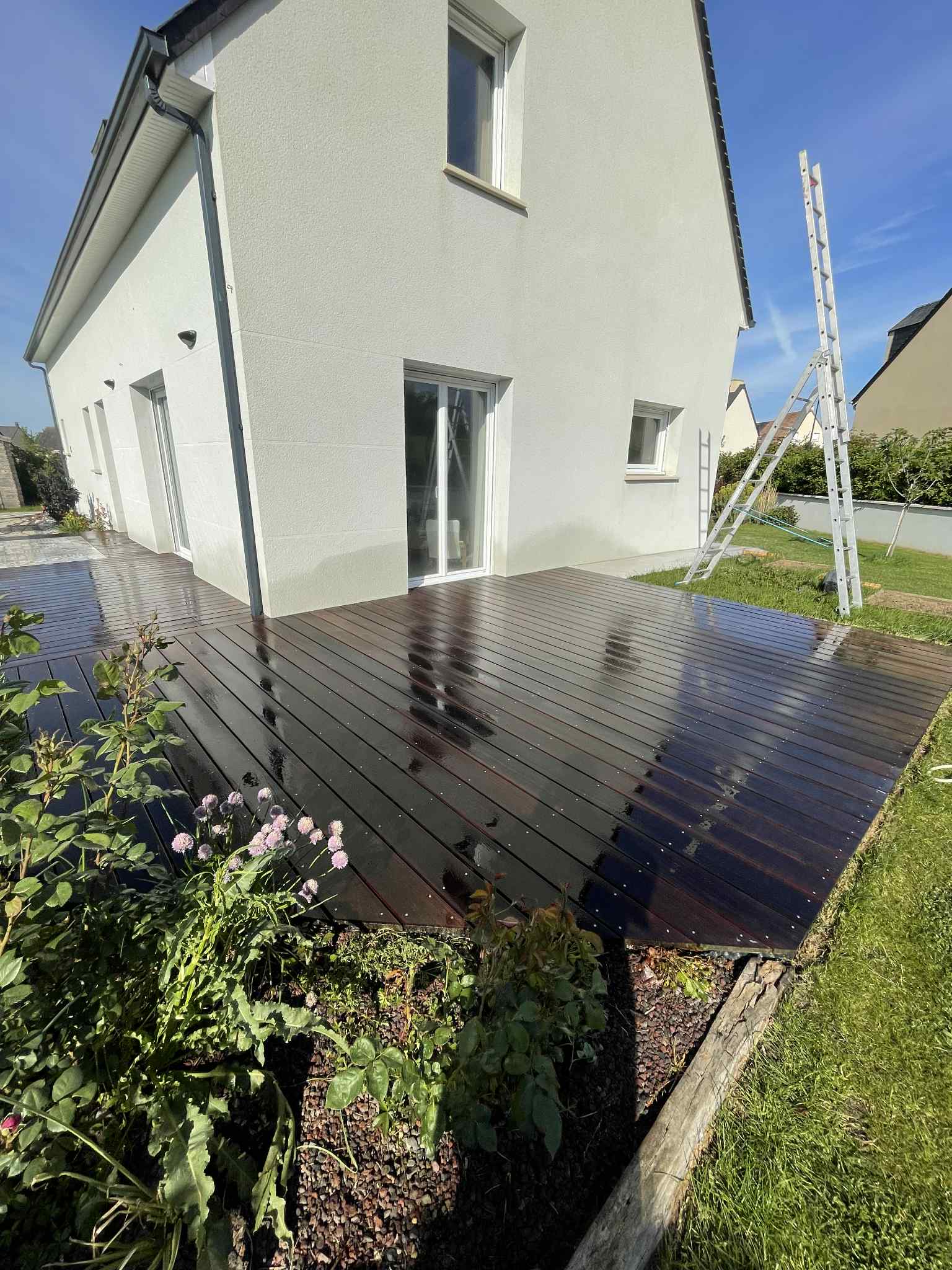 Nettoyage de terrasse après
